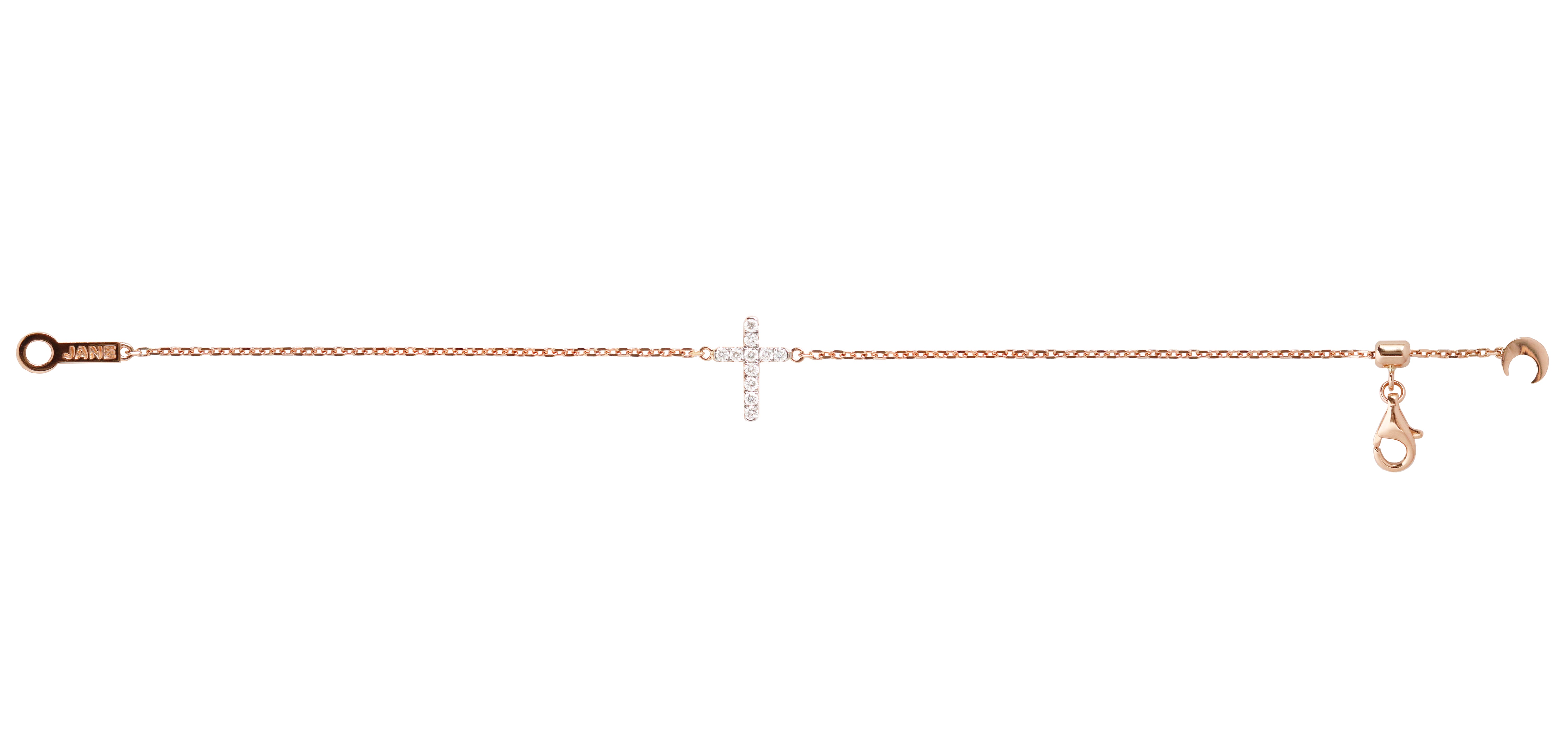 Diamond Cross Bracelet