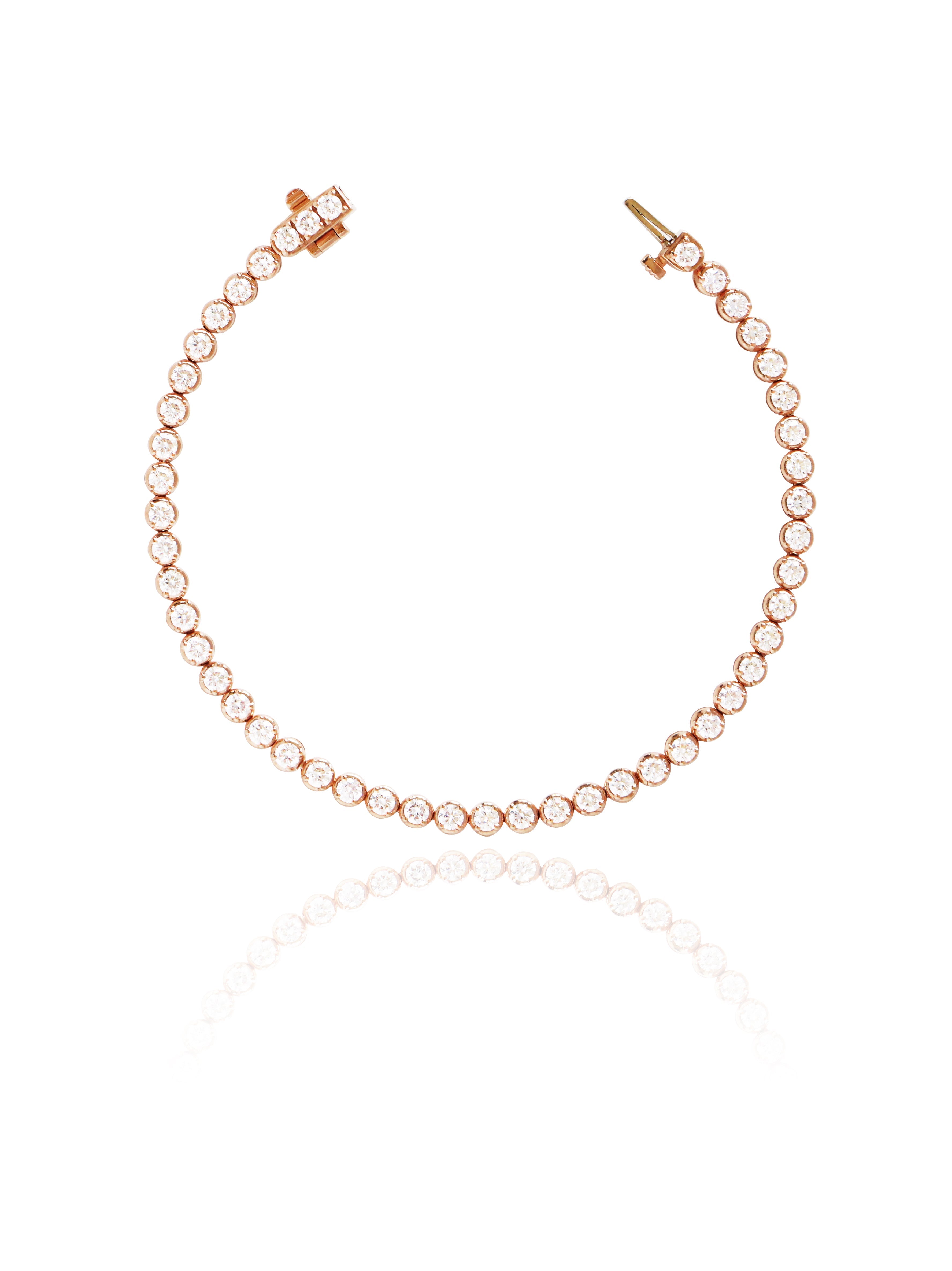 Carmen Diamond Bracelet in Rose Gold