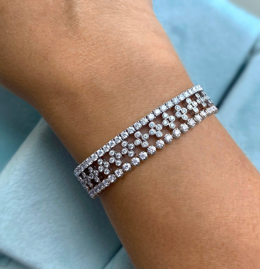 Carmen Diamond Bracelet in Rose Gold