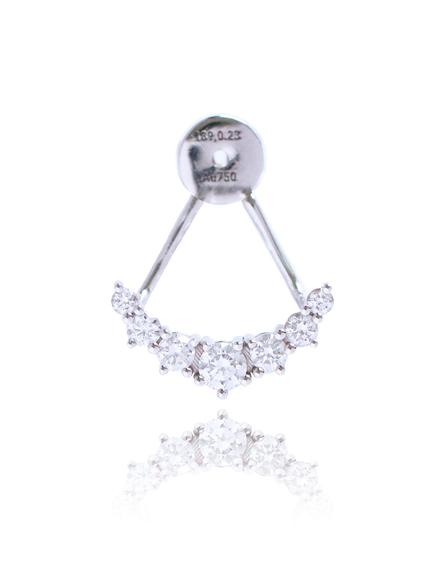 Suri Diamond Earring Backing in 18K Gold