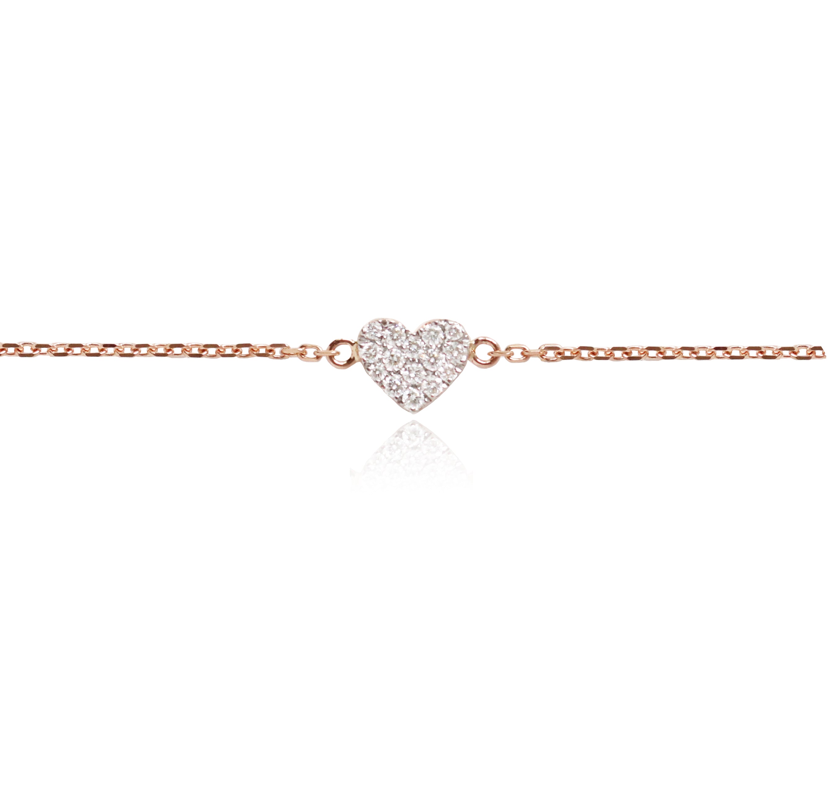 Diamond Heart Bracelet