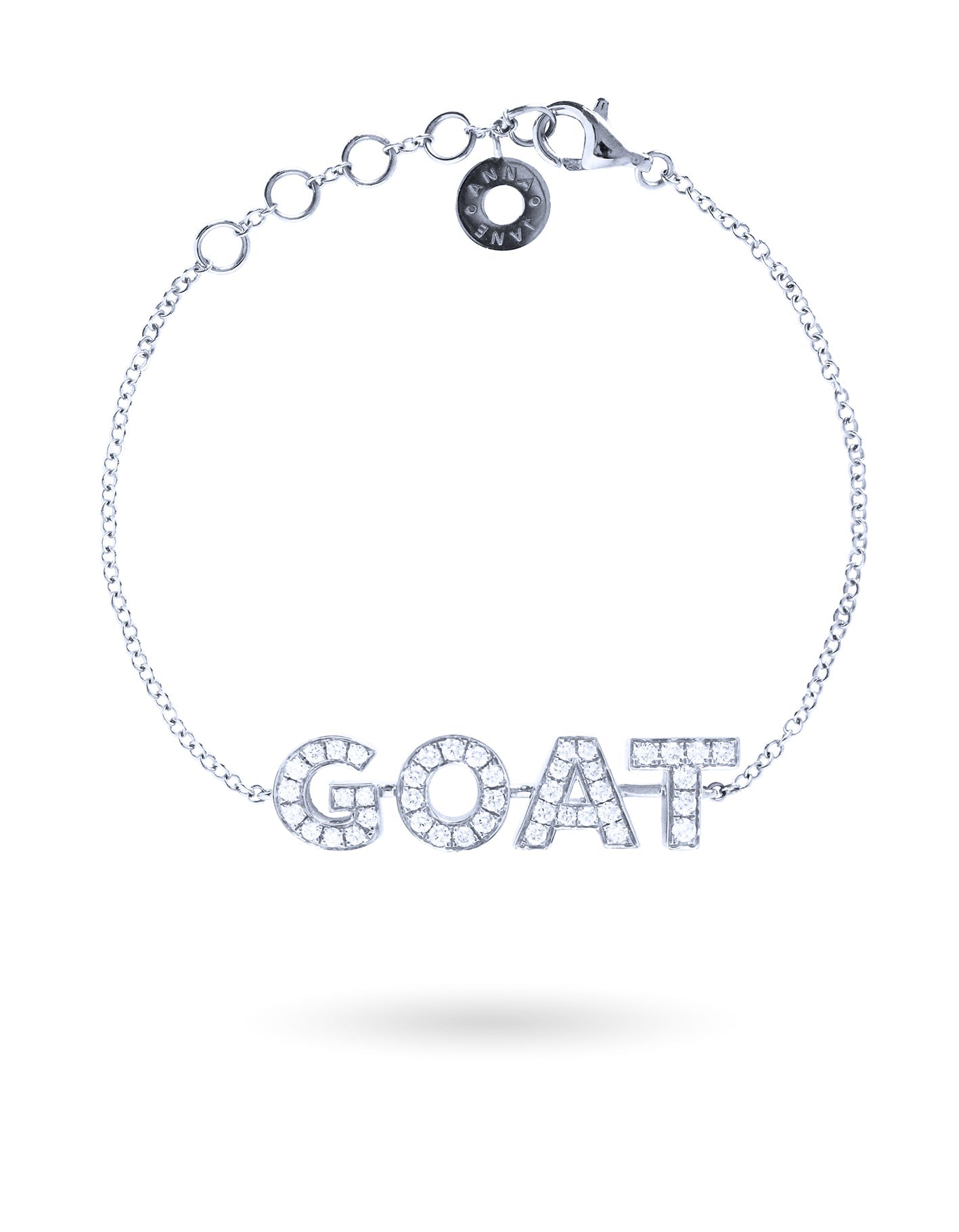 G.O.A.T. Diamond Bracelet in White Gold