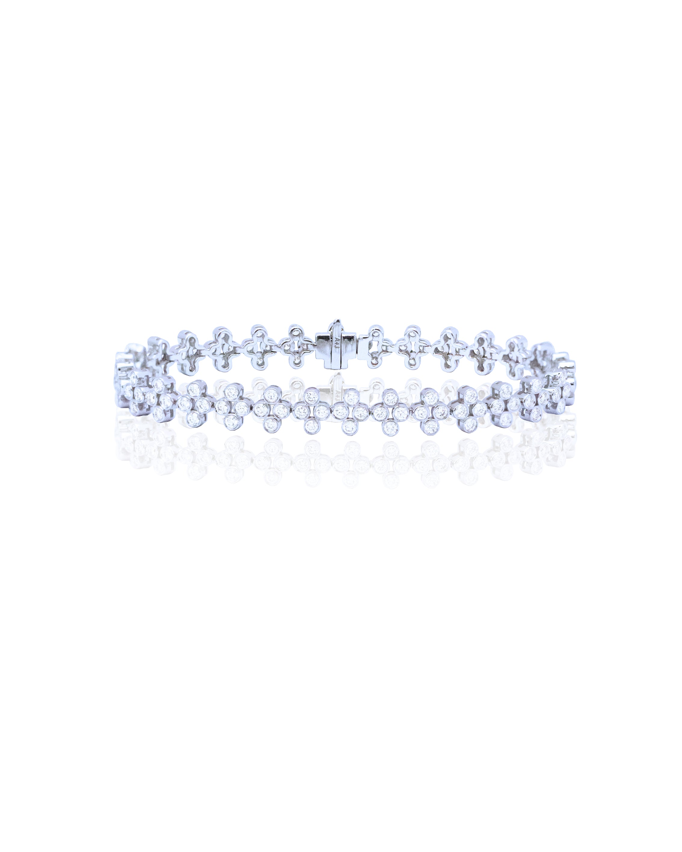 Diamond Tattoo Bracelet in Rose Gold