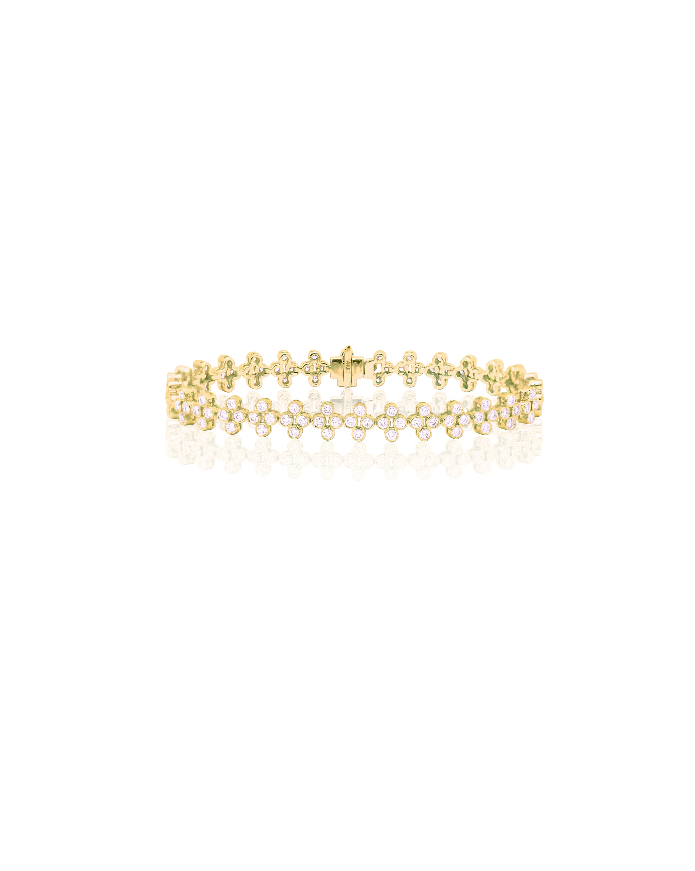 Diamond Tattoo Bracelet in Rose Gold