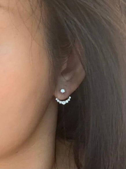 Suri Diamond Earring Backing in 18K Gold