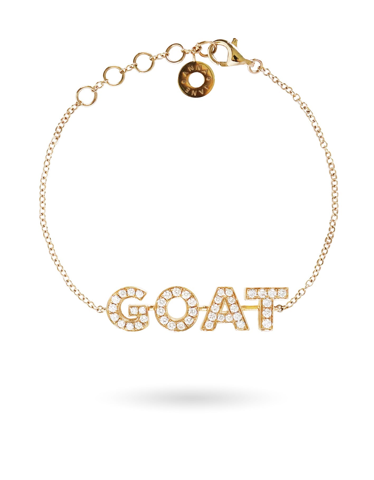 G.O.A.T. Diamond Bracelet in White Gold