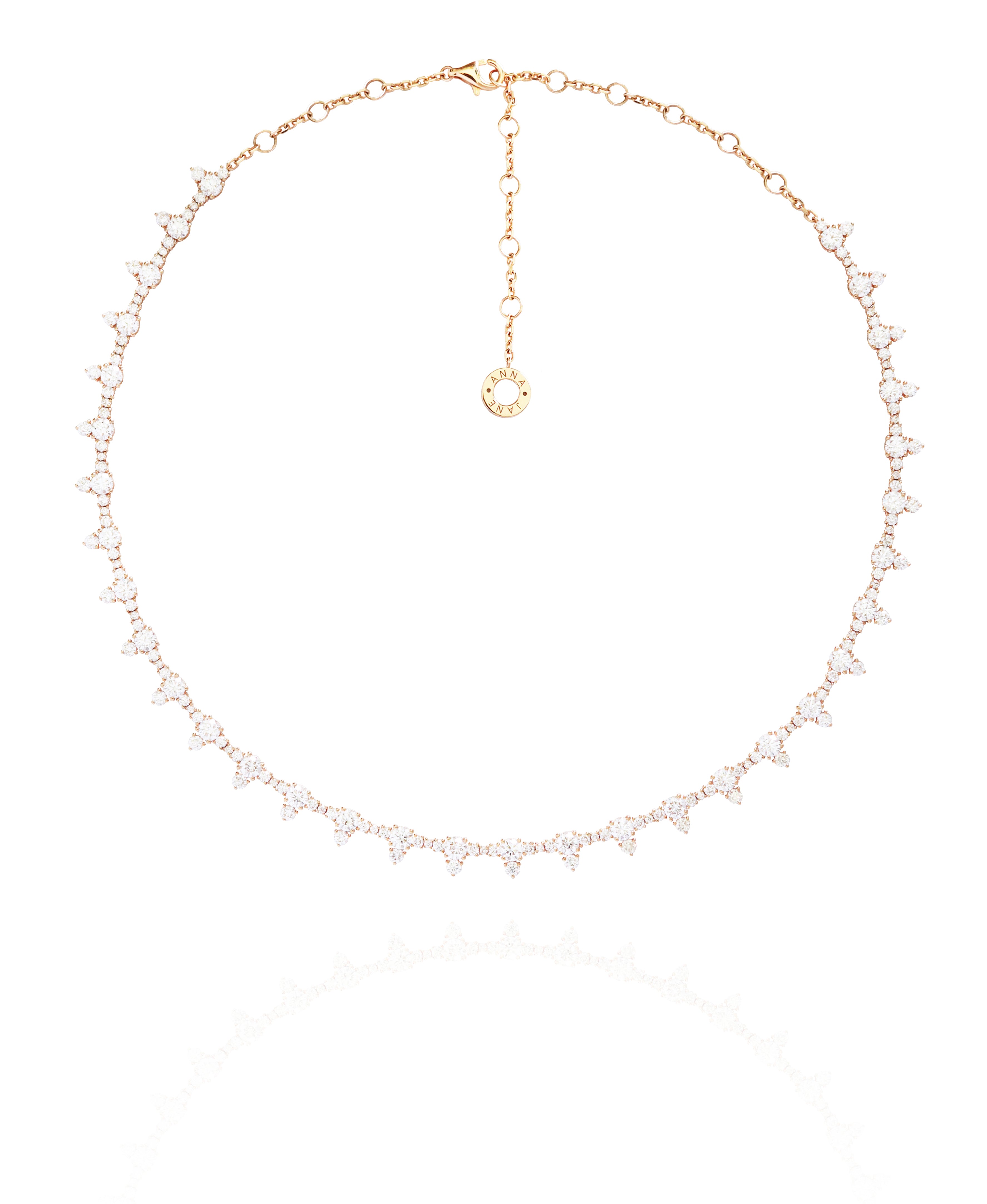 Adaline Diamond Necklace in White Gold