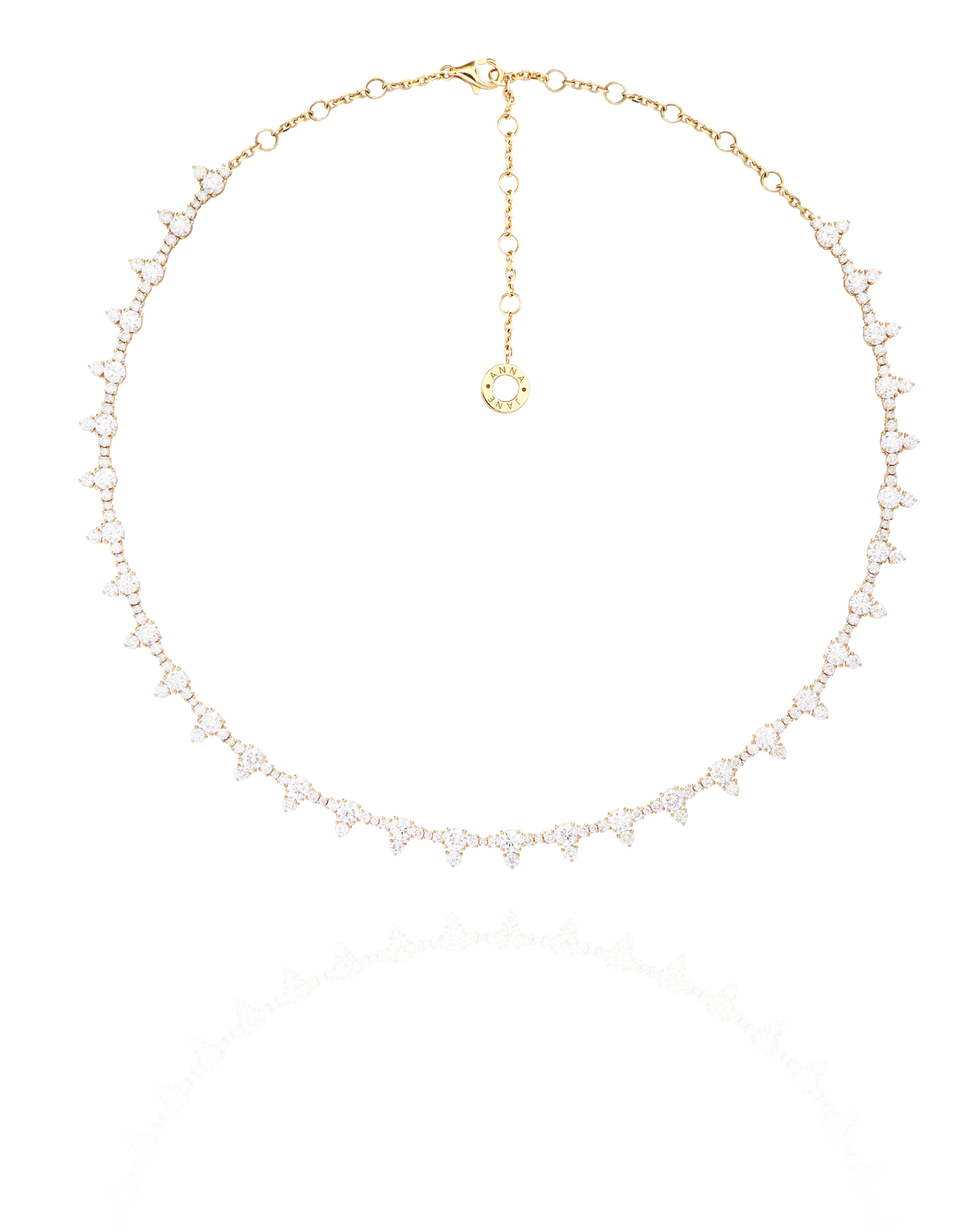 Adaline Diamond Necklace in White Gold